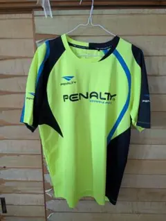 PENALTY サッカー用半袖シャツ 蛍光イエロー
