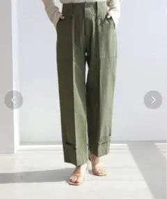 RAYCASSIN タブ付きミリタリーカーゴパンツ