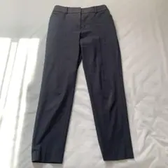 値下げ！PLST スティックパンツ　リネン　ネイビー