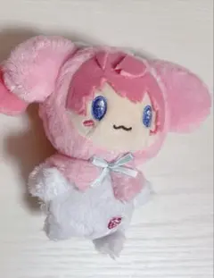 すとぷり×サンリオキャラクターズ ぬいぐるみキーホルダー(さとみ×マイメロディ)