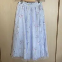 tocco 花柄プリーツスカート