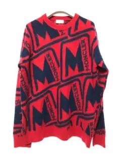 XL MONCLER 20AW ジャカード織りニット 定価143000円