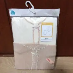 新品 西松屋 ベビー 新生児 長袖 前開き ロンパース 60 2枚組 出産準備