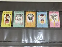 中国切手 宮灯 5種バラ T.60 1981年