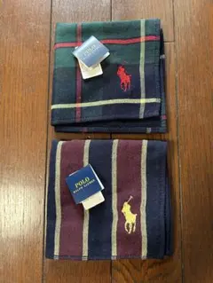 新品・タグ付き☆POLO RALPH LAUREN　タオルハンカチ　2点