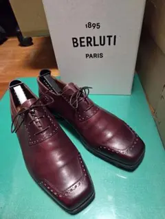 【極美品】ベルルッティ　Berluti　ウルティマ　バーガンディ　9ハーフ 2025年最新】ベルルッティ ウルティマの人気アイテム - メルカリ