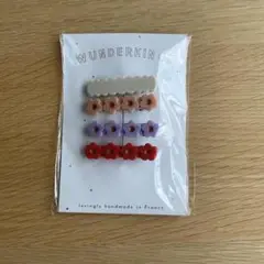 WUNDERKIN CO フラワーヘアピン 4個セット