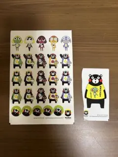 くまモン ケロロ軍曹 コラボ ステッカー 2枚セット 希少 レア