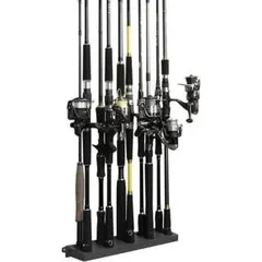 Booms Fishing WV4 ロッドスタンド壁掛式 釣り竿収納 10本用
