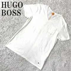 HUGO BOSS ヒューゴボス 半袖Tシャツ ホワイト XL B1002