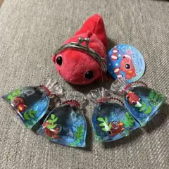 【新品未使用】金魚オイルチャーム　夏祭り　レッドセット