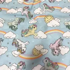 【輸入生地】110x45cm マイリトルポニー レトロ
