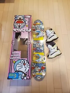 バートンドラえもん Burton キッズスノーボード100cmブーツ3点セット