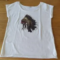 PARADIS TERRE インディアンヘッドTシャツ