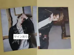 仲田博喜 2Lブロマイド 直筆サイン①