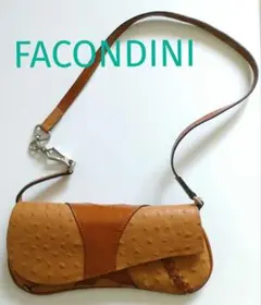 ファコンディーニ　バッグ　茶