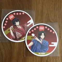 ヒプマイ ８周年記念カフェ 注文特典 コースター 山田一郎 二郎 セット