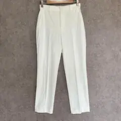 ユニクロ(XS)スラックスパンツ＊スレートパンツ＊伸縮性＊オフィス＊シンプル＊白