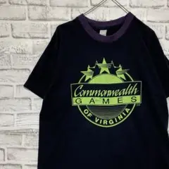 USA製90sヴィンテージTシャツ！シングルステッチ　ブラック半袖古着M24