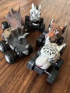 イカついアニマル チョロQ サファリ 動物 車 フィギュア