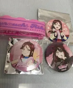 桜内梨子　缶バッジ　Aqours