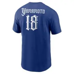 MC LA DODGERS YOSHINOBU YAMAMOTO TEE 青
