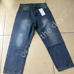 a.presse Washed Denim Wide Pants30