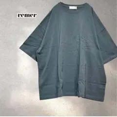 新品！　リメール　オーバーサイズ　Tシャツ　Ｌサイズ　アイスグレー　5653