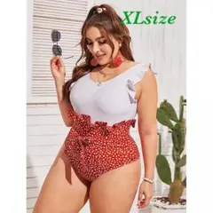 セール商品 新品未使用 水着 ワンピース 大きいサイズ XL 残り1点