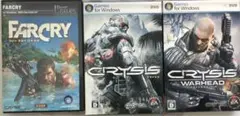 FARCRY1、CRYSIS1とCRYSYS WARHEAD