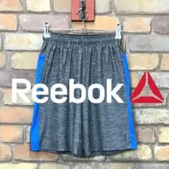 SP1-245【USA買付品 リーボック】霜降りグレー スポーツ ハーフパンツ