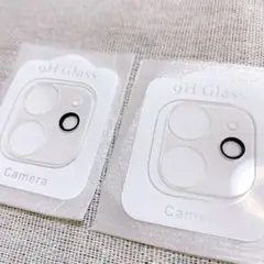 iPhone12 専用　カメラフィルム 2眼レンズ 旭硝子製 ２枚