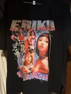 沢尻エリカ ラップ　Tシャツ ブラック 　3XL