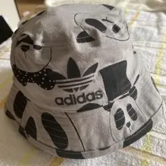 adidas mini rodini パンダ柄 バケットハット