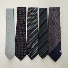 ネクタイ 5本セット まとめ売り 多様なデザイン