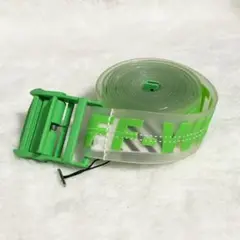 新品　未使用品　Off-White　オフホワイト　ロング　ベルト　グリーン