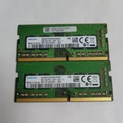 samsung DDR4 8GB×2枚 16GB メモリー ノートPC PC4