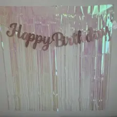 Birthday ガーランドとバルーンセット