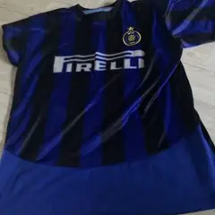 intel サッカーシャツ　soccer 古着　90s firelli y2k