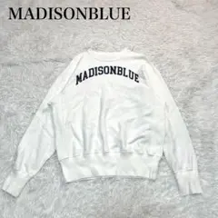 Madison blue スウェット スウェットトップス HELLO SWEAT L／S URAKE