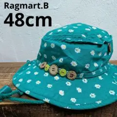 ragmart 48cm キッズハット 帽子 ベビー 顎紐付き