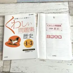 くわしい問題集歴史 中学1～3年