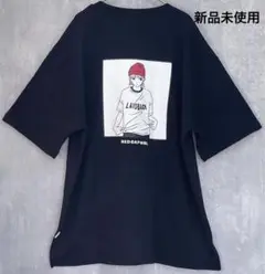 【新品未使用】RED CAP GIRL プリント半袖 Tシャツ ブラック Ｌ寸