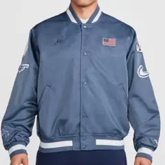 【NIKE】XL相当　ブレイキン サテン ジャケット　ブルゾン　撥水加工 210.jpg