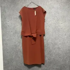 新品　アンタイトル　袖無し　ワンピース　サラサラワンピース　サイズ2