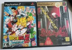 ドラゴンボールZ スパーキング　neo デビルメイクライ　ps2　2本セット
