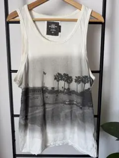 H&M グラデーション風景プリント タンクトップS