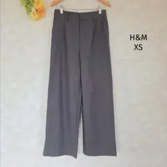 エイチアンドエム H&M ワイドパンツ【XS】ダークブラウン カジュアル