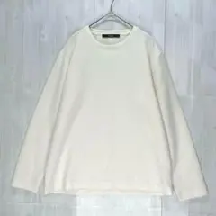 コンファーム　クルーネックニット　長袖　アイボリー　M　【Confirm】