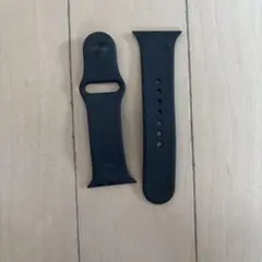 純正品Apple Watch ブラックバンド シリコン　38mm